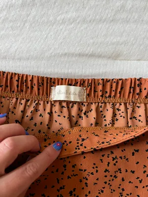 Altar'd State Orange Leopard Print Mini Skirt thumbnail 4
