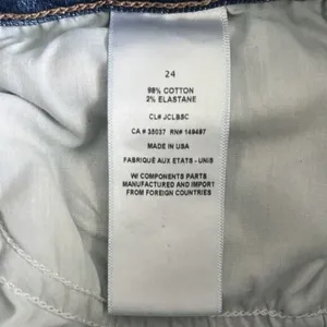 Favorite Daughter The Erin‎ High Rise Slim Straight Medium Indigo Jeans thumbnail 9