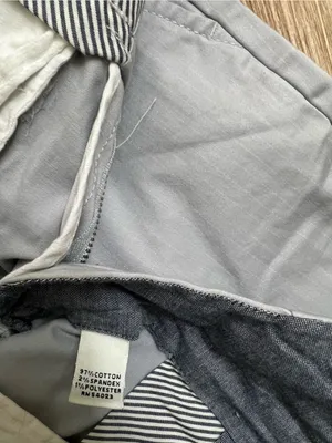 Banana Republic Light Gray Women's Capris with Belt Loops thumbnail 7