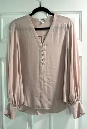 Express Light Pink Blouse thumbnail 1