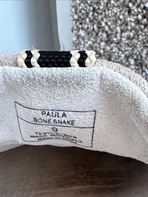 Shu Shop Paula Bone Snake Sneakers Size 9 thumbnail 6