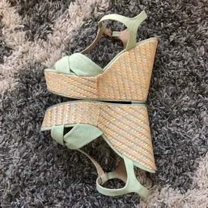 SODA Mint Canvas Wedge. Size 9 thumbnail 4