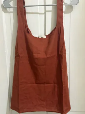 Loft Linen Blend Tank  thumbnail 4