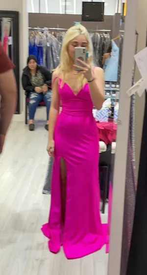 Prom Dresss Pink Size 0 thumbnail 1