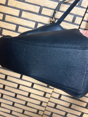 Coach Hallie black pebbled leather shoulder bag thumbnail 10