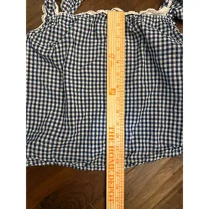 Caroline Constas 2pc Cotton Gingham Short Pajamas Set Size Navy Small thumbnail 8