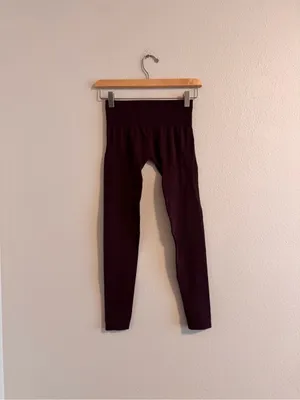 Gymshark High-Waist Leggings - Dark Burgundy thumbnail 3
