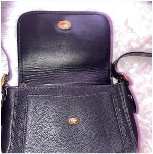 Coach Leather Bag Crossbody Black thumbnail 5