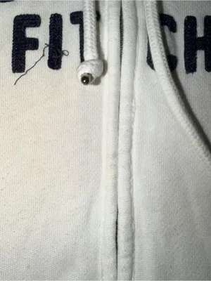 2000s vintage style Abercrombie & Fitch double zip up sherpa lined hoodie thumbnail 6