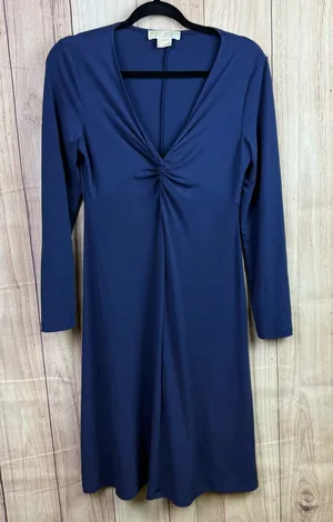 Michael Kors Navy Long Sleeve Dress thumbnail 1