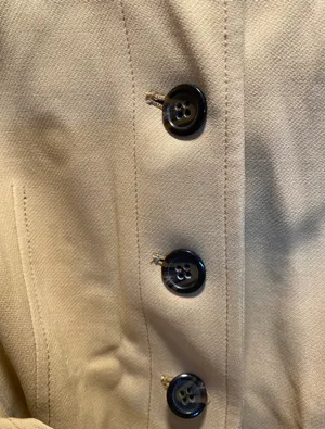 The Limited Tan Trench Coat with Buckle belt Size XS thumbnail 4