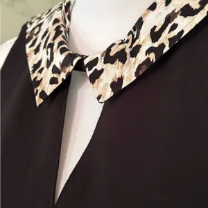White House black market black dress with detachable accent size 8 thumbnail 3