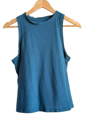 Beyond Yoga Balanced Muscle Tank Teal Blue Sleeveless Activewear Top XS thumbnail 1