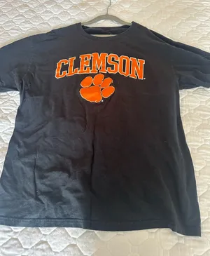Clemson t shirt Black Size L thumbnail 1