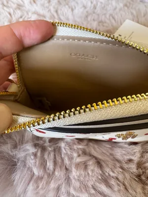 NWT! Coach Mini Skinny ID Case With Cherry Print thumbnail 5