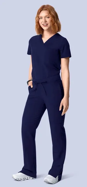 MANDALA - 9 Pocket Cargo Pants (scrubs) in Navy thumbnail 1