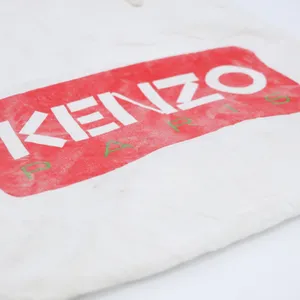 Kenzo‎ Paris Logo Canvas Tote Bag Casual Shopper Streetwear Beach Bag thumbnail 2