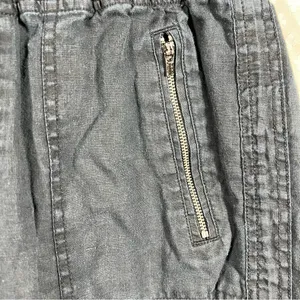 Athleta Black Cabo Linen Wide Leg‎ Pants thumbnail 3