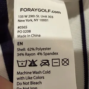 Foray Golf Textured Polo Sweater Top Large White Navy Coastal‎ Preppy Chic thumbnail 9