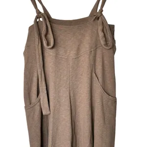 Free People beach romper sleeveless wide leg brown jumpsuit Small thumbnail 10