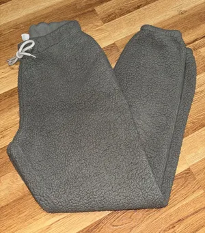 Gilly Hicks Cozy Gray Sherpa Jogger Pants thumbnail 1