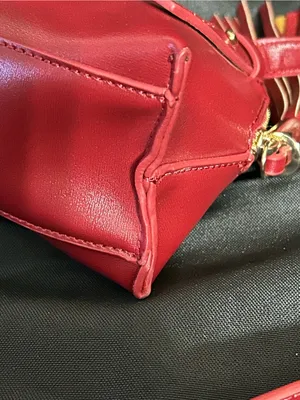 Forever 21 Women’s Red Crossbody Shoulder Tassel Bag thumbnail 8