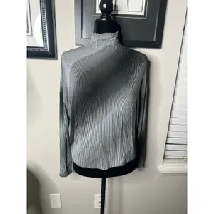 Babaton long‎ sleeve Turtleneck Top XS Black,grey. thumbnail 7