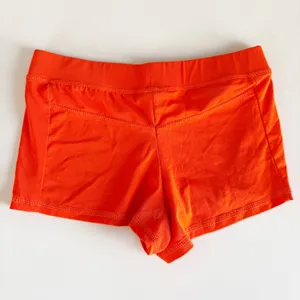 Hooters Girl Womens Low Rise Orange Stretch Uniform Retro‎ Cheeky Shorts Size XS thumbnail 5