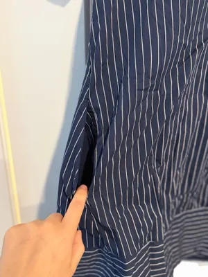 Pinstripe Dress Blue thumbnail 3