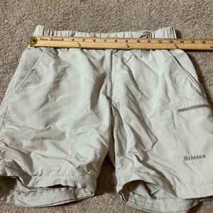 Simms Fishing Gorpcore 3XDRY Shorts‎ Womens XS Stone Beige Nylon Hiking Outdoor thumbnail 6