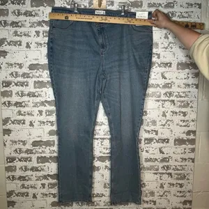 Abercrombie & fitch | women nwt denim jeans 90’s slim straight highrise thumbnail 5