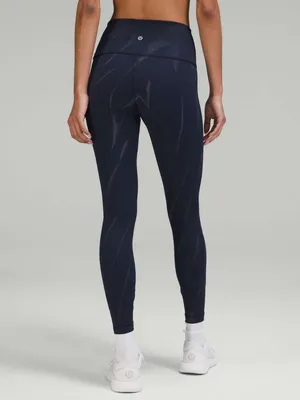 Lululemon Wunder Train High Rise Tight 25" in Sun Bleached Wash True Navy thumbnail 2