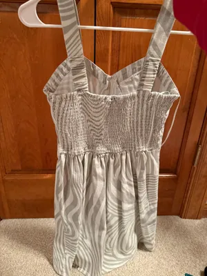 Sincerely Jules zebra print green dress thumbnail 2