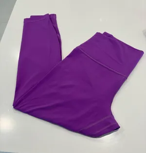 Lululemon Unlimit High-Rise Purple Nulu Yoga Leggings size 12, W5DRIS. thumbnail 1