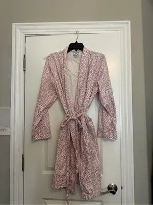 Petite Plume Sweethearts Lightweight Robe White Size XL thumbnail 3