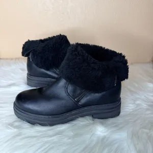 Avellini Leather Faux Fur Convertible Ankle Moto Boots Size 41/US 9.5 thumbnail 12
