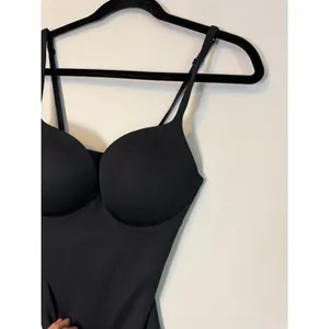 SKIMS Ultimate Body Onyx Black Push Up Thong Shaping Bodysuit Size S NEW $144 thumbnail 7