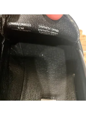 Steve Madden Lyanna Loafer Black Faux Leather Size 9 Dark Academia thumbnail 8
