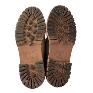 Anthropologie Women's Brown Lug Sole Gold Chain Chunky Platform Loafers Shoes 6 thumbnail 4