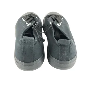 Twisted Womens Low Top Sneakers Canvas Lace Up Black on Black Size 6 thumbnail 3
