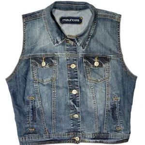 Maurice’s Medium Wash Denim Vest thumbnail 6