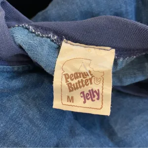 Vintage Denim Embroidered Pant Set Size Medium Blue thumbnail 11