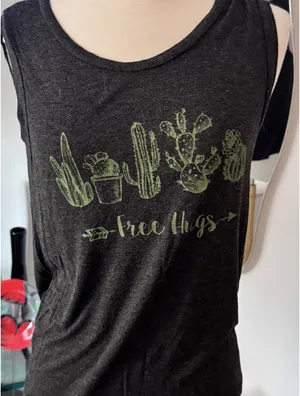 Paper Crane "Free Hugs" Sleeveless Tank Top thumbnail 1