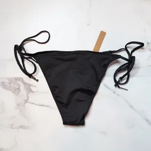 NWT Skims Signature Swim Dipped Tie Bikini Bottom thumbnail 4