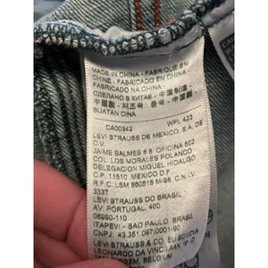 Levi's Denim Jacket Womens Small Blue Light Wash Trucker Button Front Stretch thumbnail 9