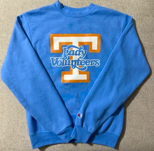 Champion University of Tennessee Lady Volunteers sweatshirt in a vibrant blue. thumbnail 1