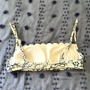 Aerie Scalloped Bandeau Swim Top thumbnail 5