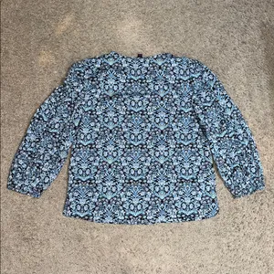 J. Crew Liberty‎ Fabric Sambourne Floral Ruffle Puff Sleeve Blouse Medium thumbnail 6