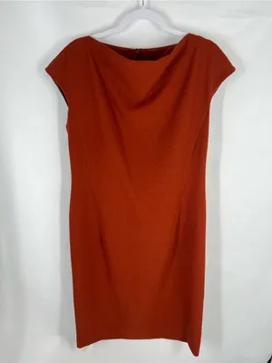 M.M.LaFleur Marilyn Dress Adobe Rust Orange Size 8 NWT thumbnail 2