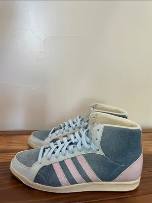 🔥RARE🔥 adidas Retro Women's adi Hoop Mid Grun Shoe,Neoblue/Purple/Glacier 9 thumbnail 8